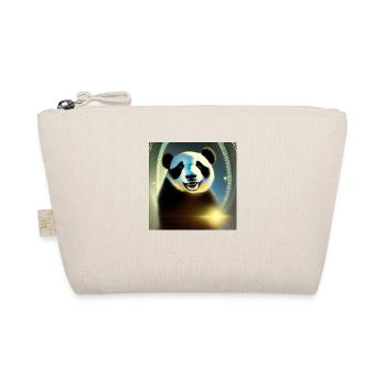 A panda for every heart - Organic Pouch - nature - Front