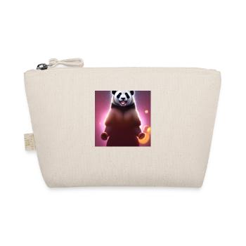 A panda for every heart - Organic Pouch - nature - Front