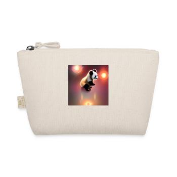 A panda for every heart - Organic Pouch - nature - Front