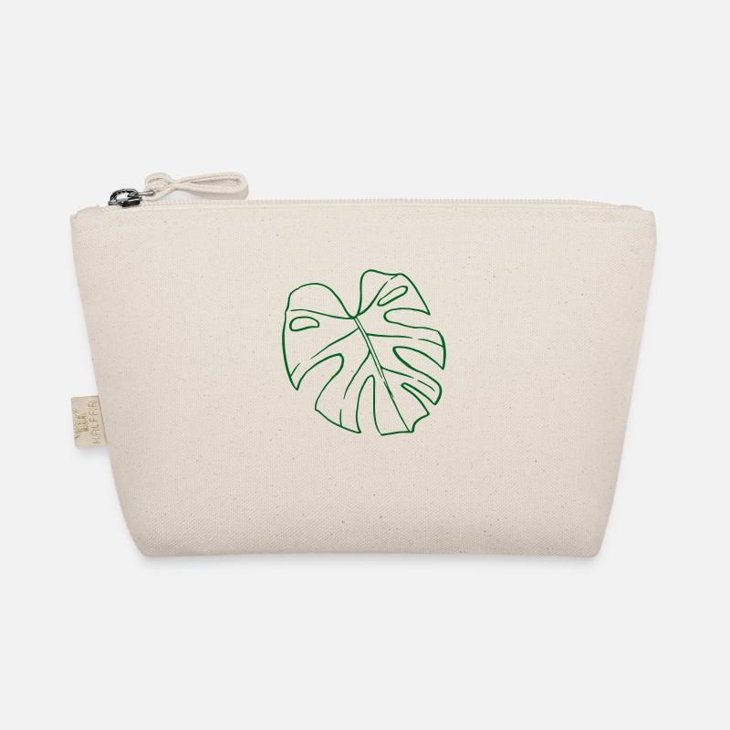Monstera - Bio-Täschchen - Natur
