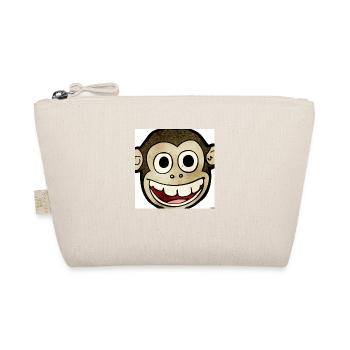 Laughing monkey - Organic Pouch - nature - Front