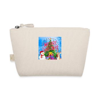 Happy holidays. Christmas - Organic Pouch - nature - Front