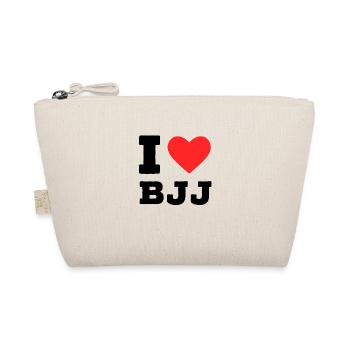 I love bjj - Organic Pouch - nature - Front