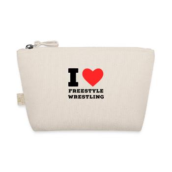 J’adore la lutte libre - Trousse biologique - nature - Devant