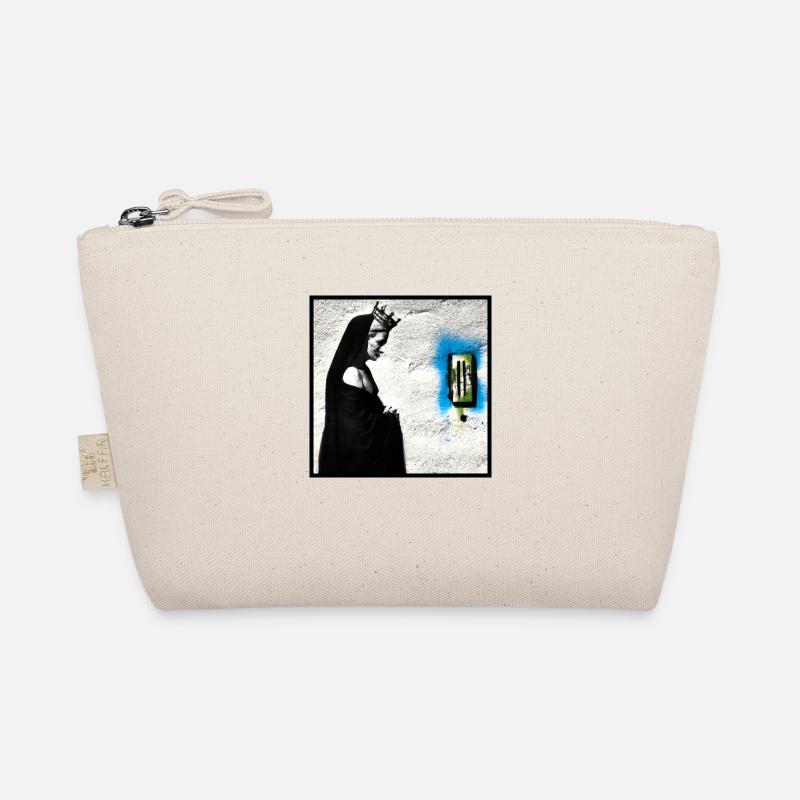 AI Generated Madonna Graffiti - Bio-Täschchen - Natur