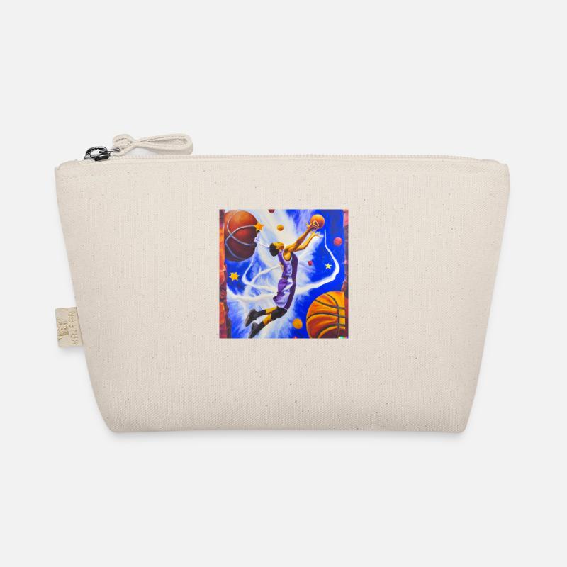 Basketball Player Dunk Organic Pouch