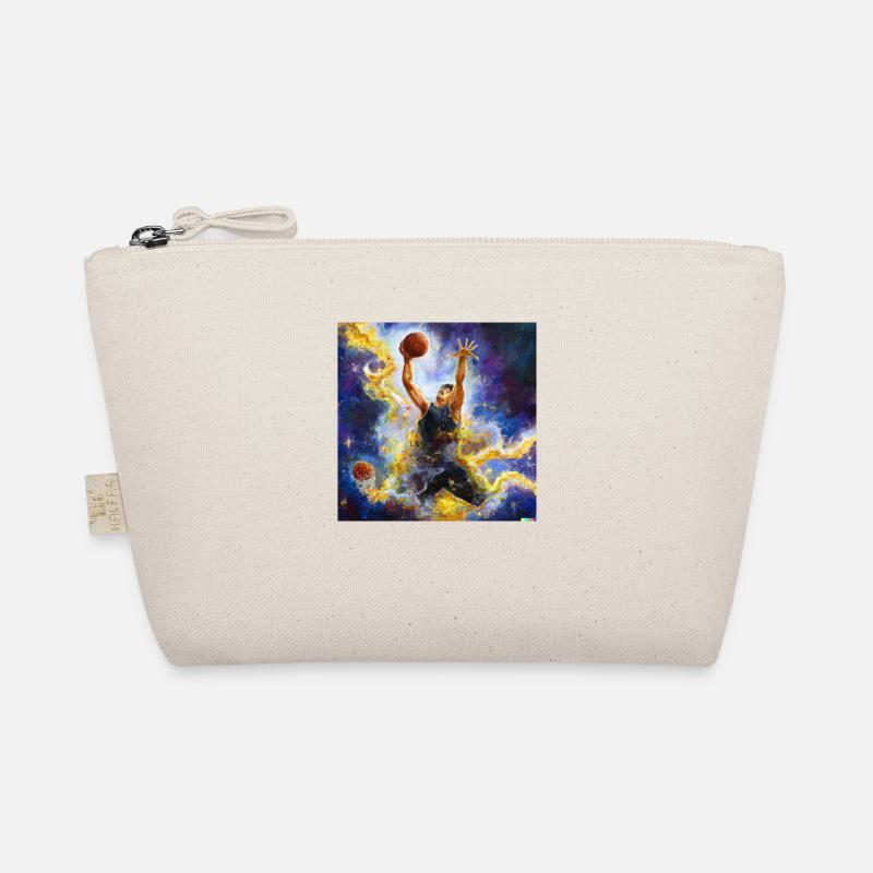 Peinture expressive d’un ballon de basket-ball Trousse biologique