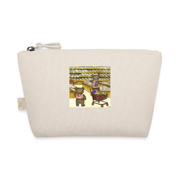 ours en peluche faisant ses courses au Japon ukiyo - Trousse biologique - nature - Devant