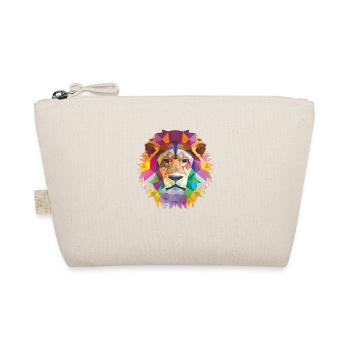 Lion géométrique abstrait coloré - Trousse biologique - nature - Devant