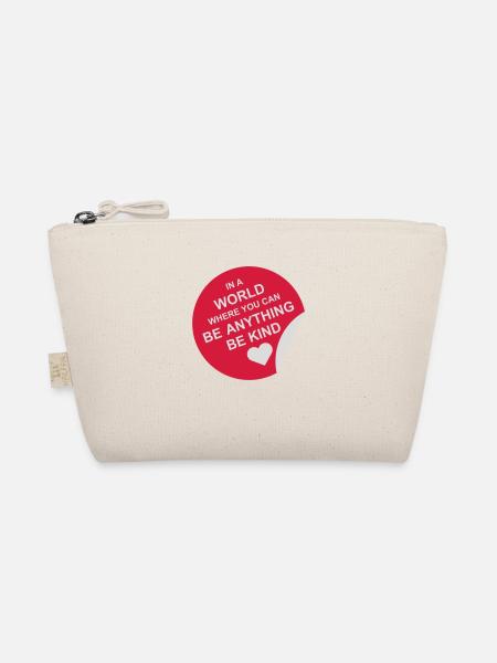 you can be kind - Bio-Täschchen - Natur - Vorne