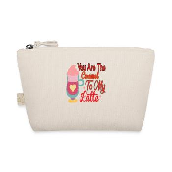 You are the Caramel to my Latte - Organic Pouch - nature - Front