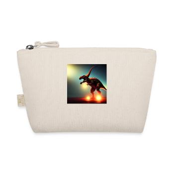 Dinosaur Fossil Dino Trex Nature - Organic Pouch - nature - Front