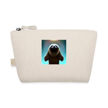 Sloth Chill Lazy Animals - Organic Pouch - nature - Front