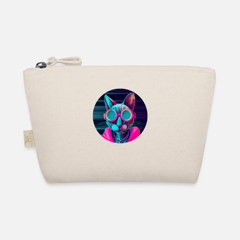 Stylish Cat Organic Pouch