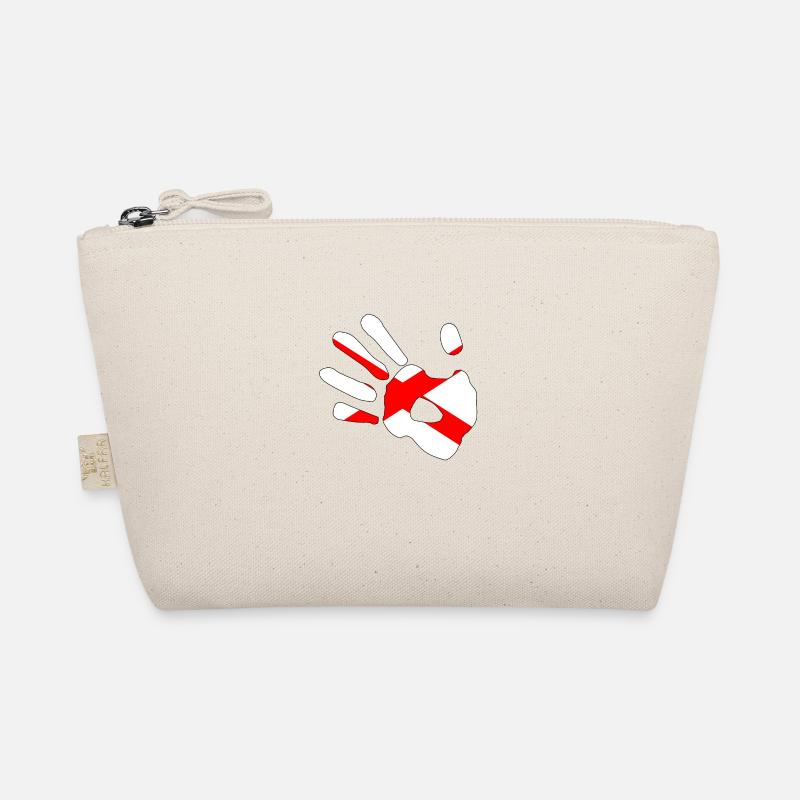 Silhouette d’impression de main du drapeau de St Patrick Trousse biologique