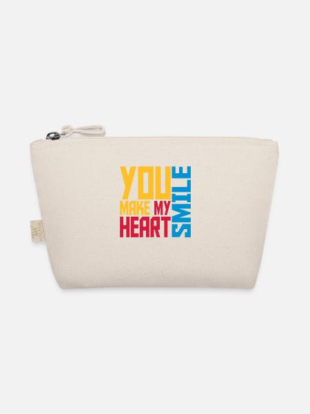 Faire sourire mon cœur - Trousse biologique - nature - Devant