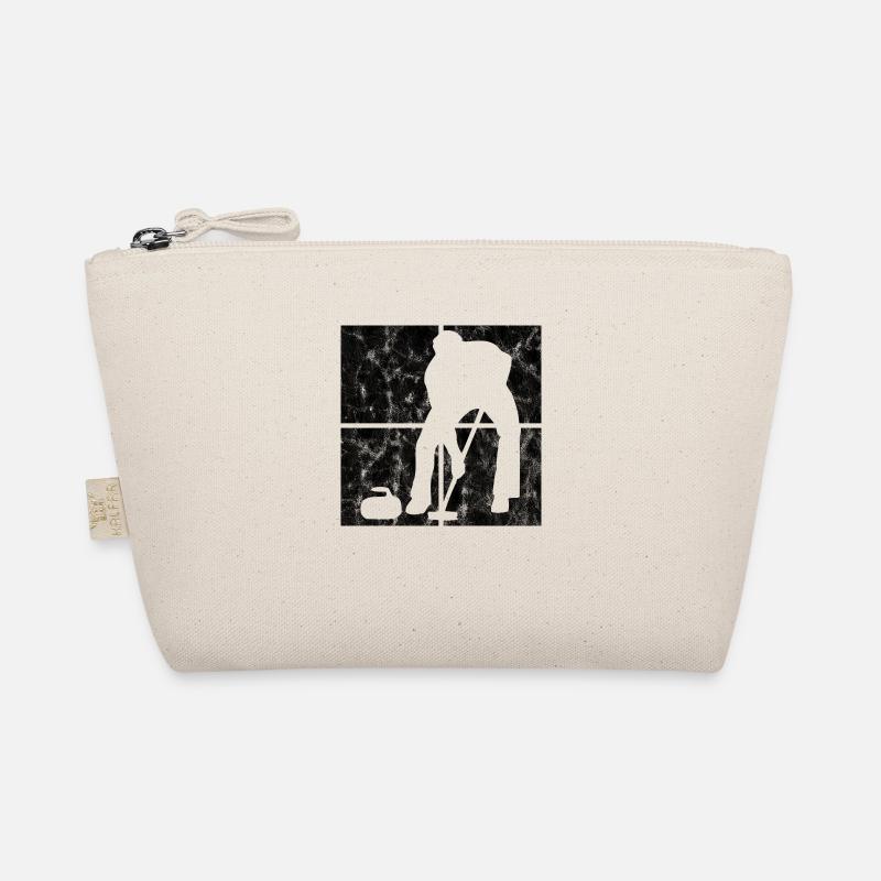 Curling sur glace Curling Retro Cadeau Trousse biologique