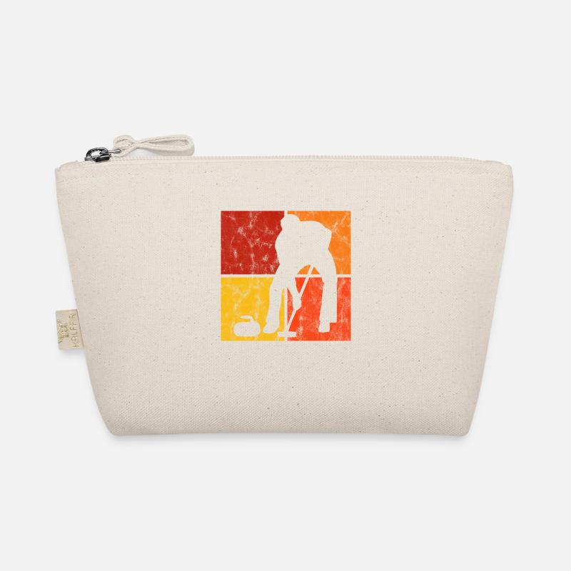Curling sur glace Curling Retro Cadeau Trousse biologique
