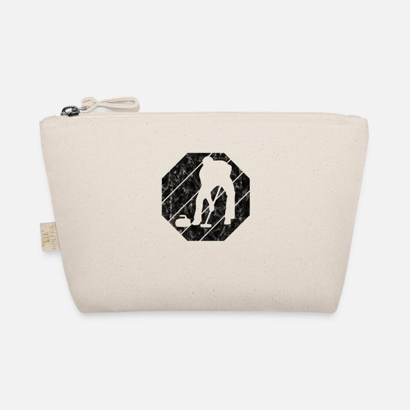 Curling sur glace Curling Retro Cadeau Trousse biologique