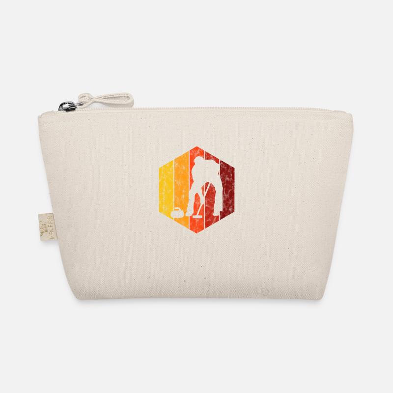 Curling sur glace Curling Retro Cadeau Trousse biologique