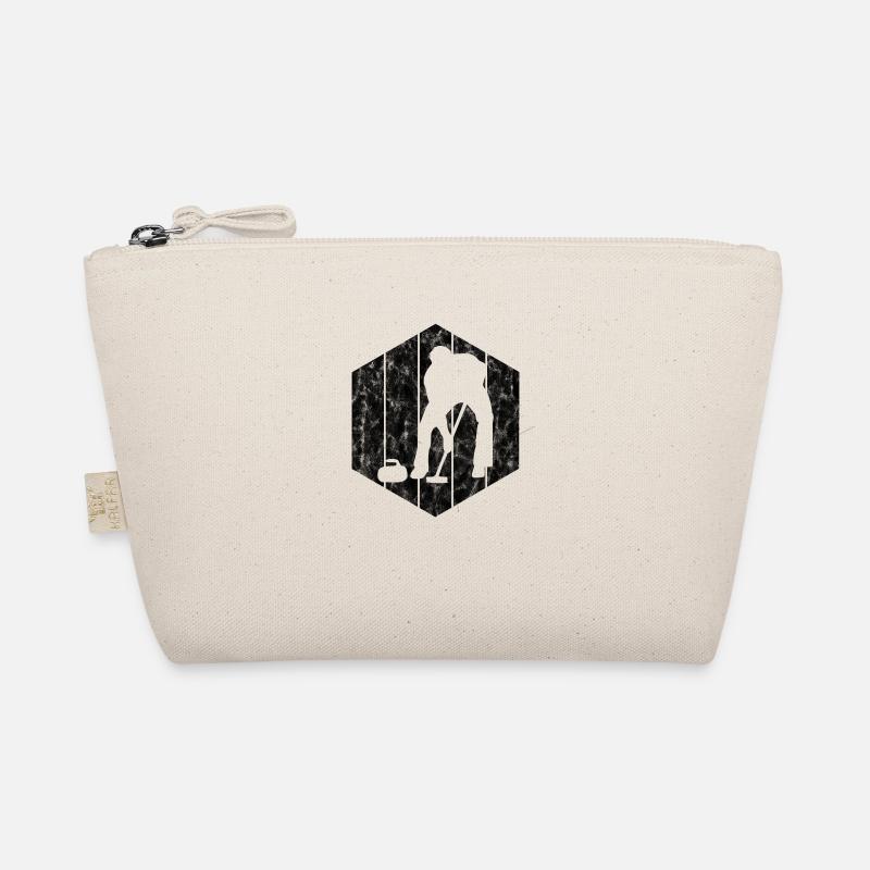 Curling sur glace Curling Retro Cadeau Trousse biologique