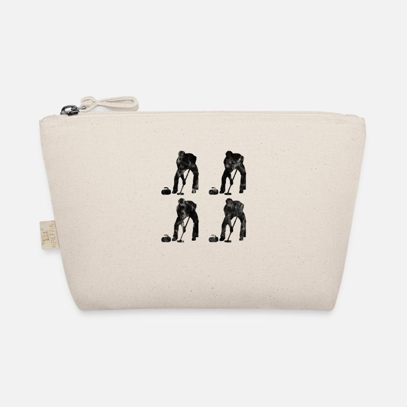 Curling sur glace Curling Retro Cadeau Trousse biologique