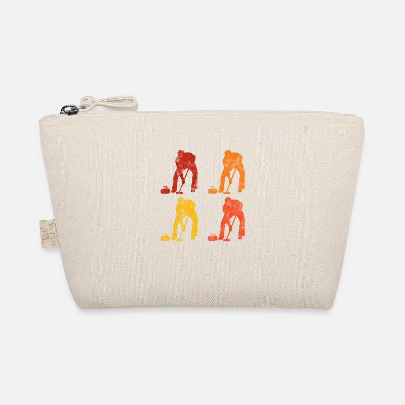 Curling sur glace Curling Retro Cadeau Trousse biologique