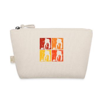 Curling sur glace Curling Retro Cadeau - Trousse biologique - nature - Devant