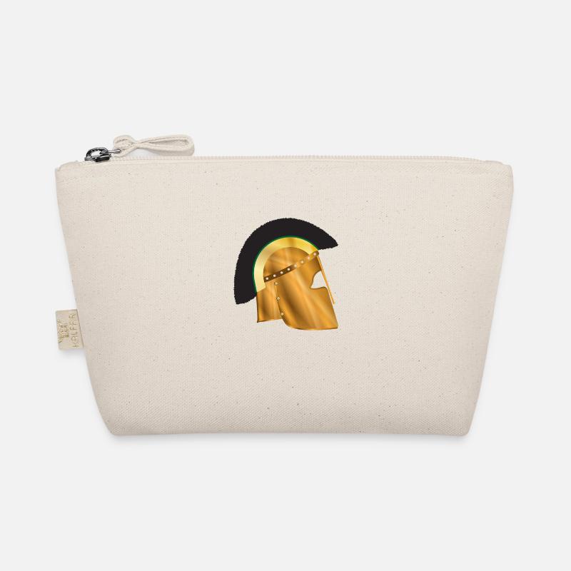 Roman Gladiator Helmet Organic Pouch