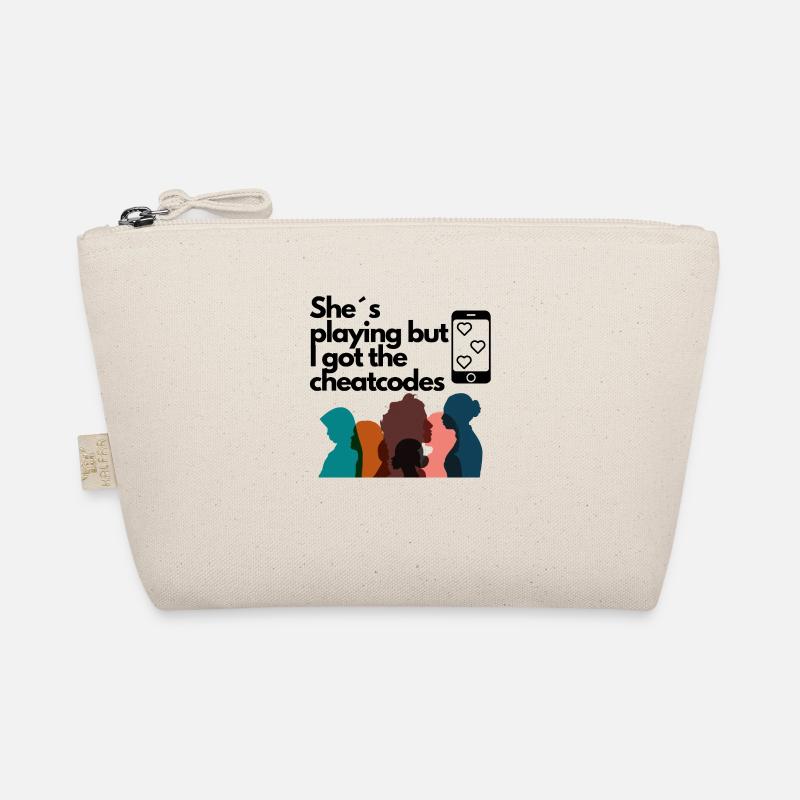 she ́s plaaying but i got the cheatcodes fun shirt Organic Pouch