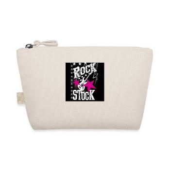 Rock Star Gitarre - Bio-Täschchen - Natur - Vorne