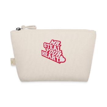 mr steal your heart - Organic Pouch - nature - Front