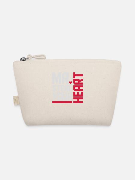 Mr steal your heart - Organic Pouch - nature - Front