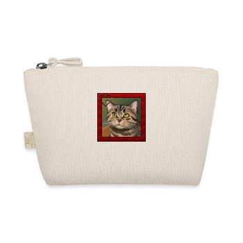 Katzenportrait 3 - Bio-Täschchen - Natur - Vorne
