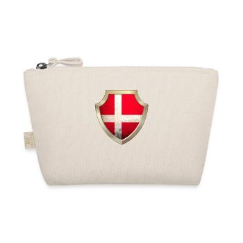 Denmark Copenhagen Danish Scandinavian Flag Nordic - Organic Pouch - nature - Front