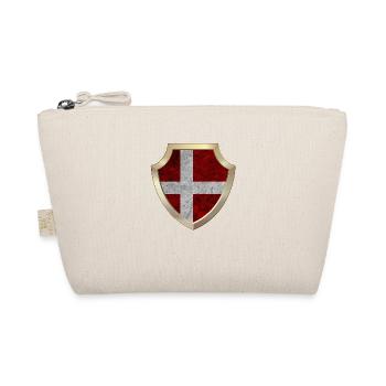 Denmark Copenhagen Danish Scandinavian Flag Nordic - Organic Pouch - nature - Front