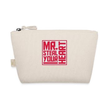 mr steal your heart - Bio-Täschchen - Natur - Vorne