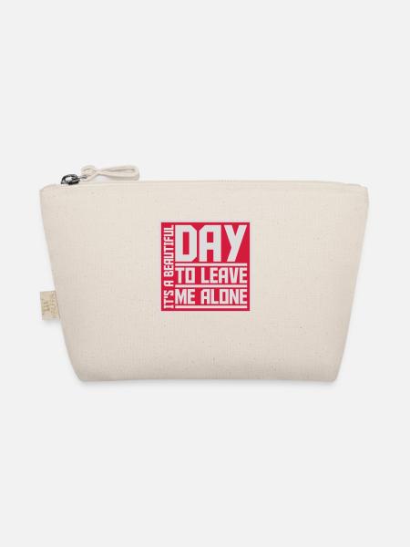 leave me alone day - Organic Pouch - nature - Front