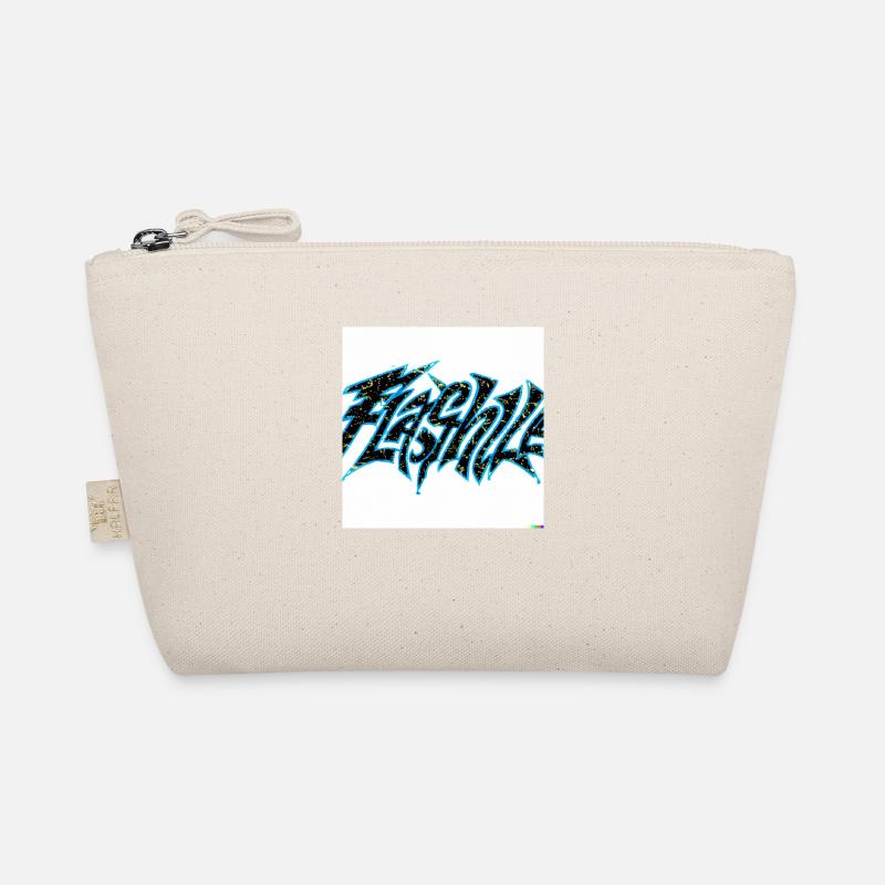 a cool graffiti with a white background Bio-Täschchen