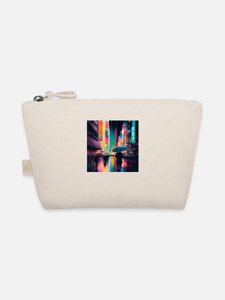 A Rainy Day in Tokyo - Organic Pouch - nature - Front