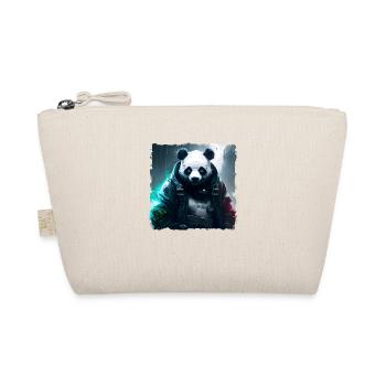 Panda Future Neon Cyber Suit Robot - Organic Pouch - nature - Front