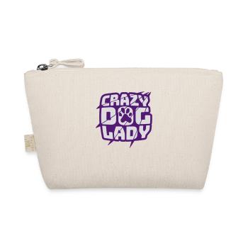 crazy dog lady Zitat - Bio-Täschchen - Natur - Vorne