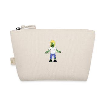 Blonde Hair Zombie Girl - Organic Pouch - nature - Front