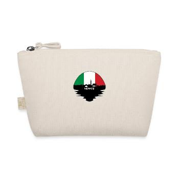 Venice Italy Flag Skyline Silhouette Travel - Organic Pouch - nature - Front