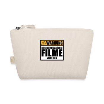 Filmfreunde Filmliebhaber Film Sprüche Lustige - Bio-Täschchen - Natur - Vorne