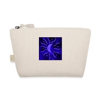 ELEKTRISCHER MANDALA MOND - Bio-Täschchen - Natur - Vorne