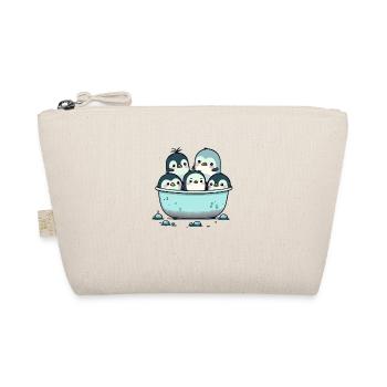Cute Penguins having a Bath - Organic Pouch - nature - Front