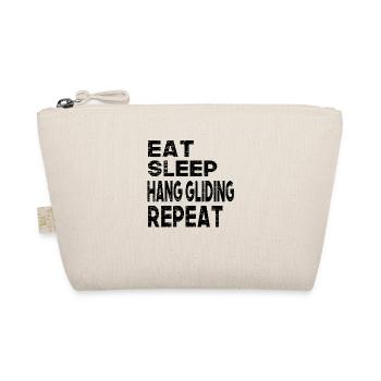 Eat Sleep Hang Gliding Repeat - Organic Pouch - nature - Front
