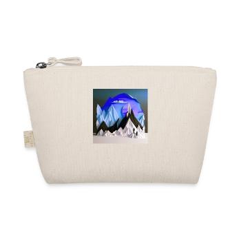beautiful winter landscape, origami - Bio-Täschchen - Natur - Vorne
