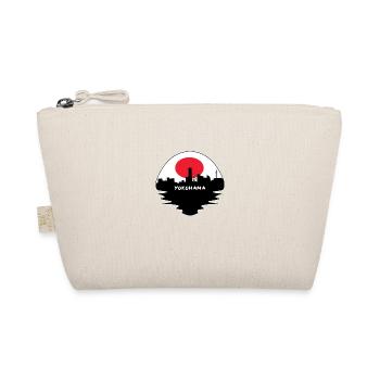 Yokohama Japan Flag Skyline Silhouette Travel - Organic Pouch - nature - Front